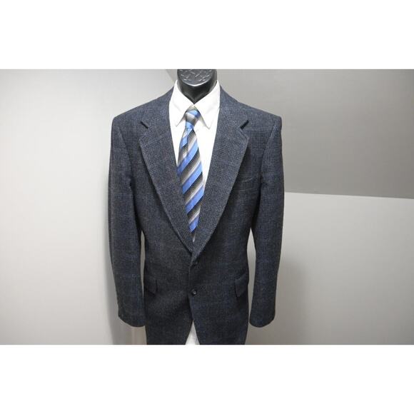 Men's Blue Blazer - Picture 3 of 10